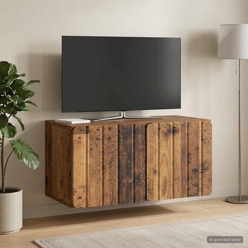TV ormar za zid 59,5 x 31 x 30 cm Staro drvo Konstruirano drvo Cene