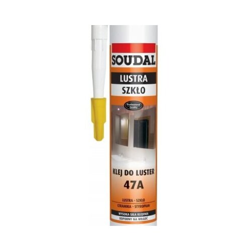 SOUDAL SILIKON ZA OGLEDAL0.300ml 117981 47A Slike