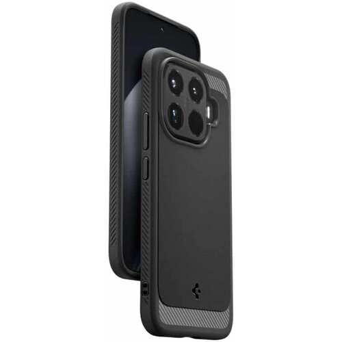 Spigen RUGGED ARMOR maska za Xiaomi 15T Pro mat crna ACS11152 Slike