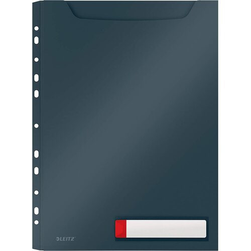 LEITZ COSY-WOW Mapa pvc u s perforacijo maxi leitz cosy a4 1/3 siva 46680089, (20511127) Cene