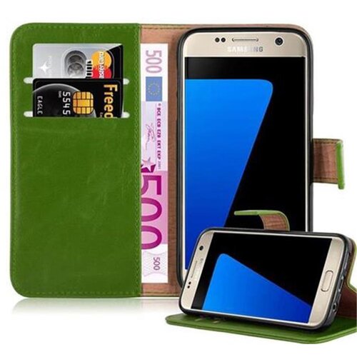 Cadorabo Case, združljiv s Samsungom v travniku Green - za&scaron;čitni pokrov z magnetnim zapiranjem, stoječo funkcijo in režo za kartico, (20573477) Cene