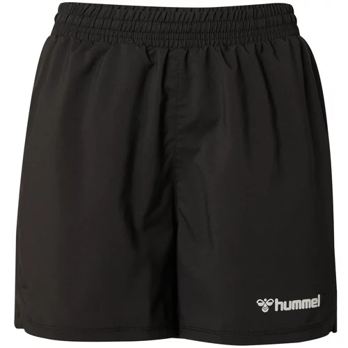 Hummel Sportske hlače 'lRUN' crna / bijela