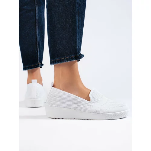Shelvt Slip-on white slip-on sneakers