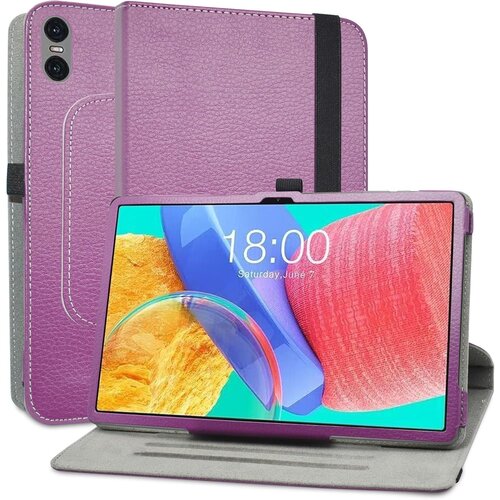 NIKCORP Ovitek za TECLAST P25T 10,1", vrtljiv 360 stopinj, PU usnje, funkcija stojala, za&scaron;čitni etui, vijolične barve, (5000138876) Cene