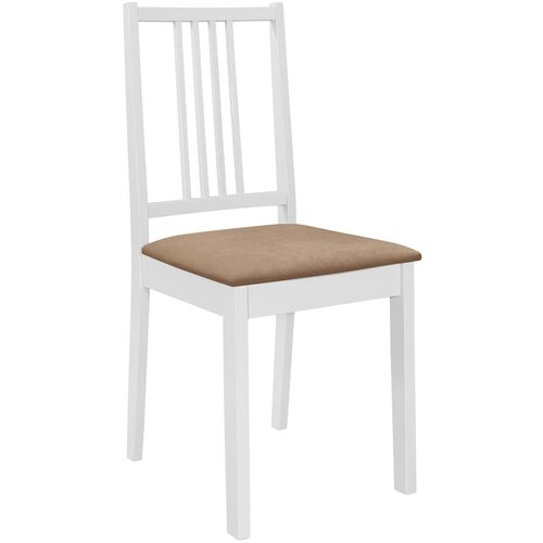 Maison Chic Jedilni stoli - Vzorci stoli z blazinami 6 kosov trden les beli A1513, (22031281) Cene