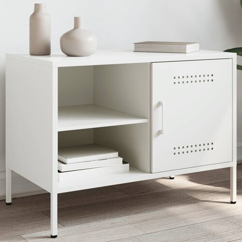 vidaXL TV omarica bela 68x39x50,5 cm jeklo Cene