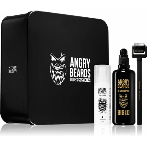 Angry Beards Dude's Cosmetics darilni set za brado za moške