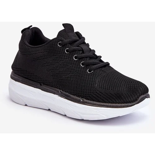 Kesi Ladies lace-up sports shoes Black Lavarone