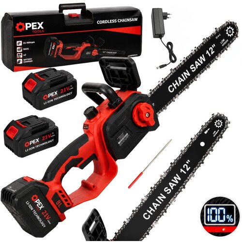  OPEX TOOLS OPX28015 akumulatorska lančana pila 12" 21 V s 2 baterije 3 Ah i koferom &ndash; brushless Cijene