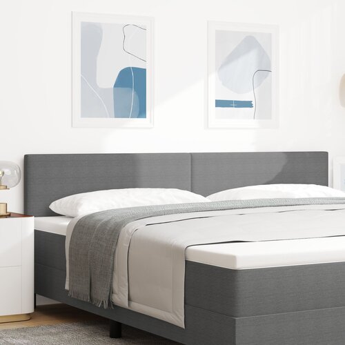 VidaXL Set od 2 Svijetlosiva Tkanina i drvo 200 cm Dekorativni umetci Slike