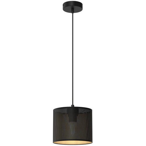  Luster na sajli LOFT SHADE 1xE27/60W/230V prečnik 18 cm crna/zlatna Cene