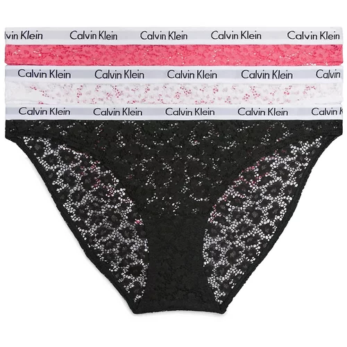 Calvin Klein Underwear Spodnje hlačke svetlo roza / črna / bela