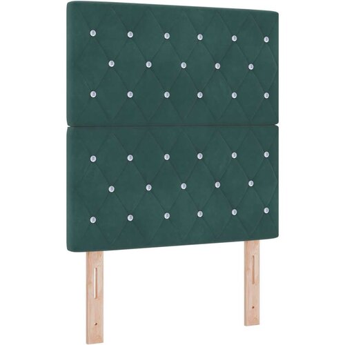  Krevet s Okvirom s Madracem &amp;amp;amp Klupom Tamnozelen 80x200 cm Bar&amp;scaron;un Slike