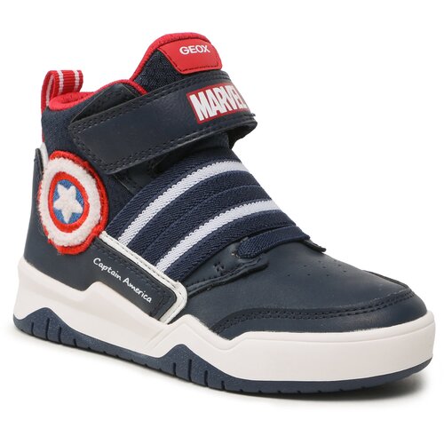 Geox Superge MARVEL J Perth Boy J367RD 05411 C0735 M Navy/Red Cene