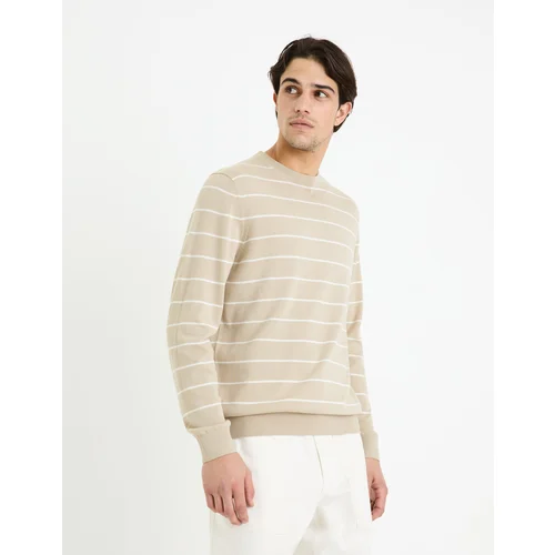 Celio Striped Sweater Decoton - Men's