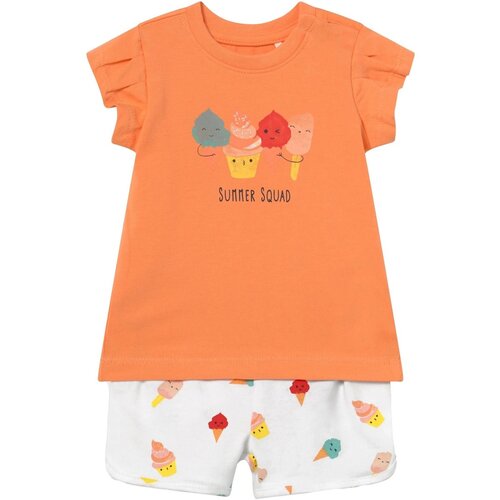 Name it Majice s kratkimi rokavi CONJUNTO NIA 13190312 Oranžna Slike