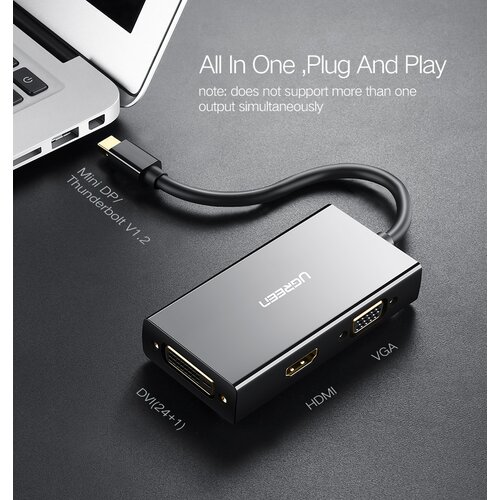 Ugreen konvertor mini DP na HDMI/VGA/DVI MD114 ( 20418 ) Cene