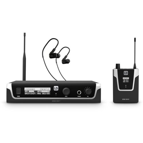Ld Systems U506 IEM HP In-Ear monitoring z slu&scaron;alkami, 655 - 679 MHz - - Audio-Kondric Cene