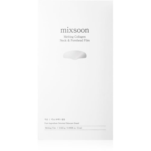 mixsoon Melting Collagen Neck & Forehead Film vlažilna tekstilna maska za obraz in vrat 5 kos Cene