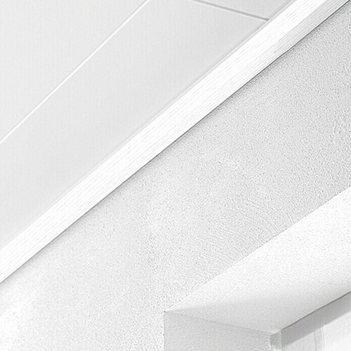 LOGOCLIC Zaključna letvica Edelwei&szlig; Pore (Do x &Scaron; x V: 260 cm x 36 mm x 16 mm, MDF) Cene
