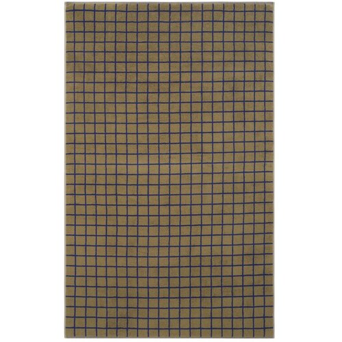 Jotex Zelena/modra bombažna brisača 90x150 cm Grid &amp;ndash; Slike