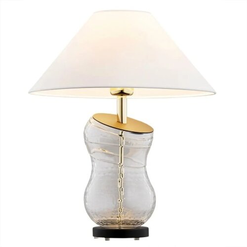  Argon 8036 - Stona lampa VENETO 1xE27/15W/230V bela/mesing/crna Slike