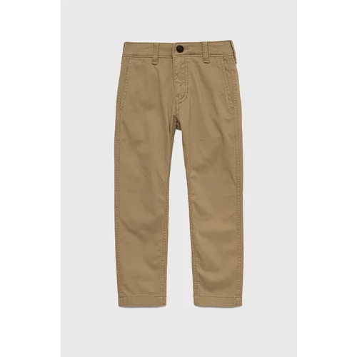Abercrombie & Fitch Dječje hlače boja: smeđa, glatki materijal