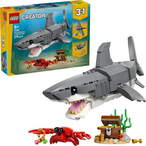 Lego Creator Fierce Shark with a Treasure Chest &scaron;tevilka 31381 Cene