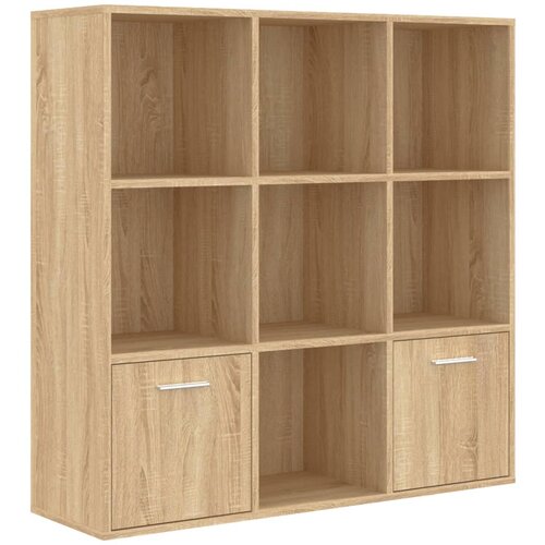 Maison Chic Knjižna omara - Knjižni regal sonoma hrast 98x30x98 cm iverna plo&amp;scaron;ča, (21724579) Slike