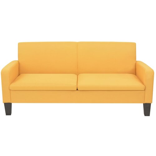 Maison Chic kavč - Sofa - Kanape trosed 180x65x76 cm rumen, (21726911) Cene