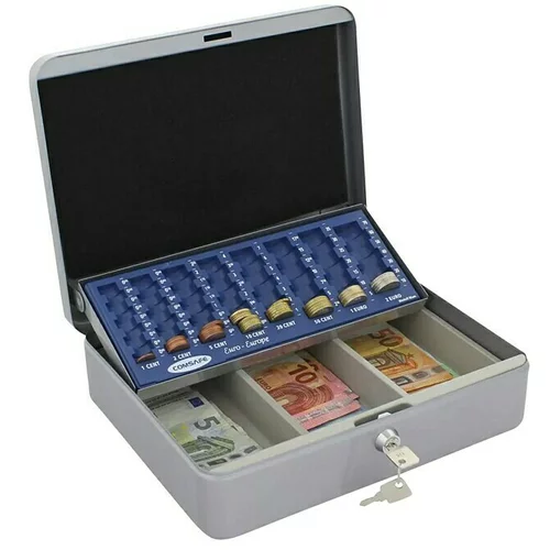 ROTTNER Kutija za novac Euro (D x Š x V: 300 x 240 x 90 mm, Siva)