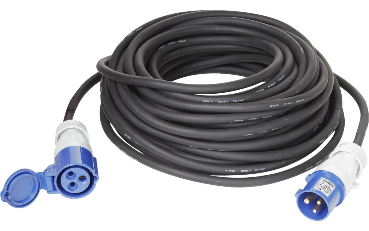 Brunner produžni kabel - priključni vodič CEE/CEE. gumena prevleka. 230V-16A.230V-16A.0301093N Slike