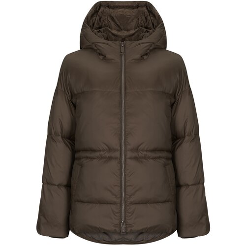 Guess MARIKA HOODED JACKET Smeđa Slike