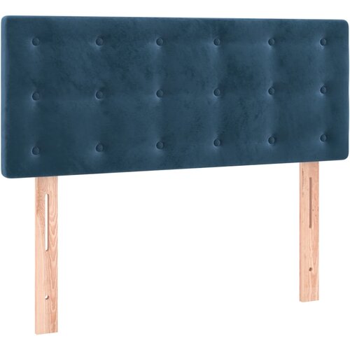 Maison Chic posteljno vzglavje - vzglavna omarica - nočna omarica temno modro 80x5x78/88 cm žamet, (21706665) Slike