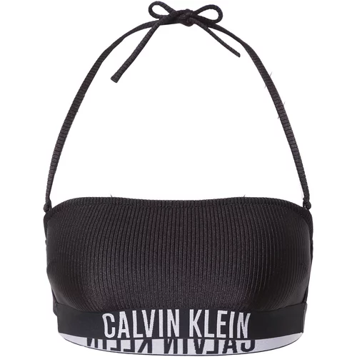 Calvin Klein Swimwear Bikini gornji dio crna / bijela