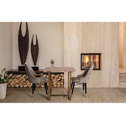 Mauro Ferretti Jedilna miza v naravni barvi 80x80 cm Ankara &amp;ndash; Slike