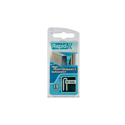 Rapid Spajalice čelik 606 18mm narrow blister 1pak-600 kom Slike