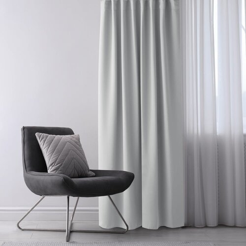 Restilo Svetlo siva zatemnitvena zavesa 140x270 cm Eyelets &amp;ndash; Slike