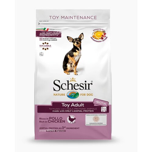 Schesir Dry Small Dog Toy Piletina 2 kg Cene