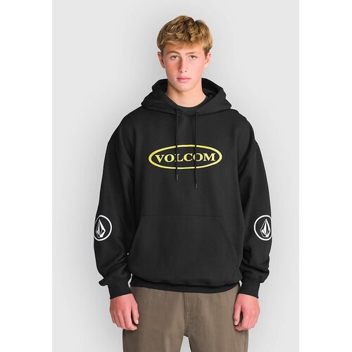 Volcom Remastered Stone Po Pulover s kapuco antique black Slike