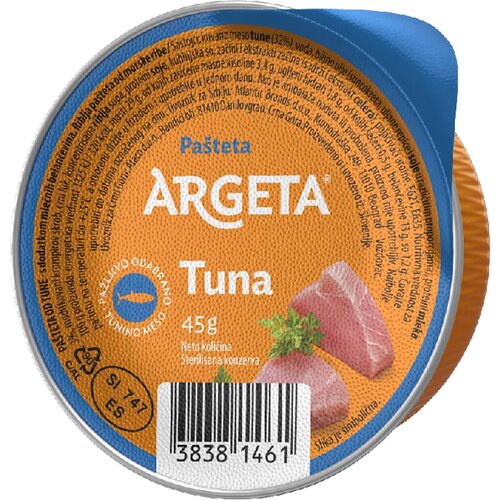 Argeta Pašteta Tuna, 45g Cene
