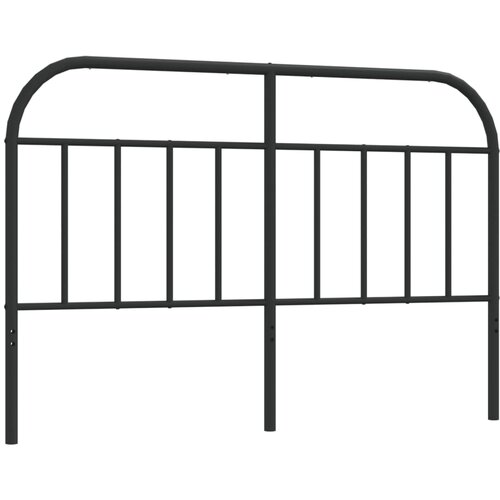 Maison Chic kovinsko posteljno vzglavje - vzglavna omarica - nočna omarica črno 150 cm, (21704456) Cene