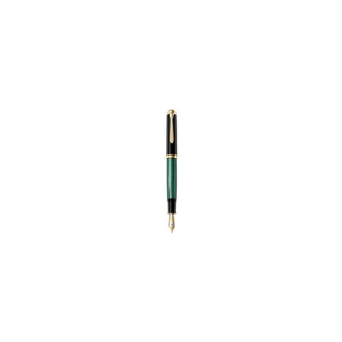 Pelikan Nalivpero Souveran M1000 F, u poklon kutiji, crno zeleno Slike