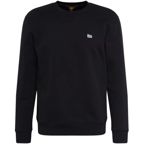 Lee Sweater majica 'PLAIN CREW SWS' crna
