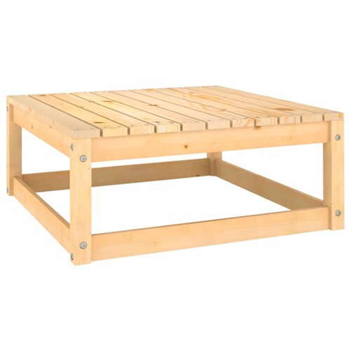 The Living Store Vrtni stolček za noge 70x70x30 cm trdna borovina - Stolček Za Noge, (21473387) Cene