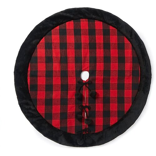  ***Podloga za jelku 100 cm crveno-crna Cene