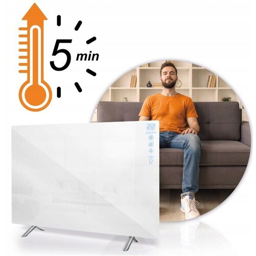Berdsen BD-984 infrardeči panel grelnik 600 W Wi‑Fi bela Slike