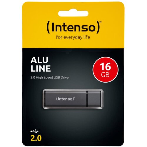 Intenso (Intenso) USB Flash drive 16GB Hi-Speed USB 2.0, ALU Line - USB2.0-16GB/Alu-a Cijene