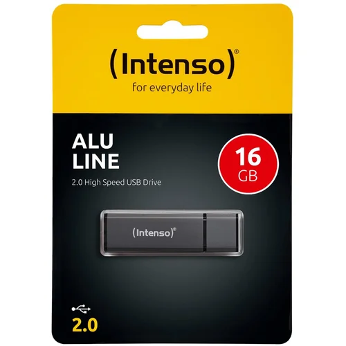 Intenso (Intenso) USB Flash drive 16GB Hi-Speed USB 2.0, ALU Line - USB2.0-16GB/Alu-a