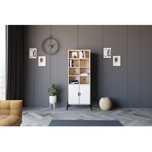 Woody Fashion Hanah Home Polica za knjige Lido 835PUQ5301 Slike